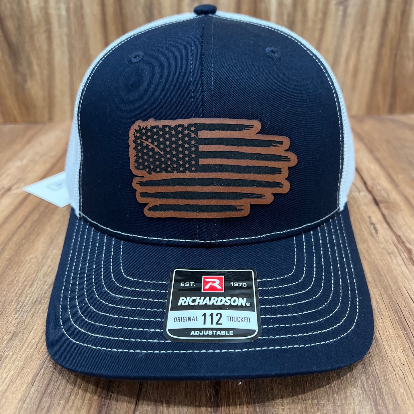 American Flag ‘Distressed’ - Richardson 112  Trucker Hat