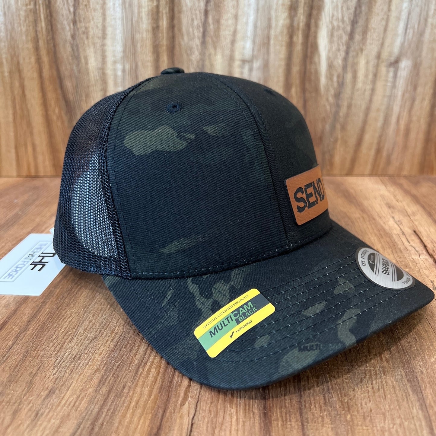 SEND IT - MultiCam® Black Yupoong SnapBack Trucker Hat